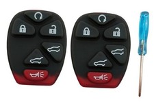 Key Fob Button Pad Replacement Fits for 2007-2014 Chevy Tahoe 6 Buttons A