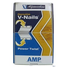 Alfamacchine AMP Genuine Power Twist V-Nail Joint Fasteners, 15mm  5/8" for HD