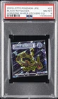2023 LOTTE POKEMON JPN HORIZON WAFER STICKER #22 SIX HEROES BLACK RAYQUAZA PSA 8