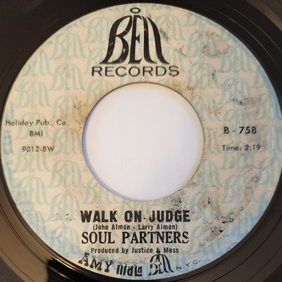 Soul Partners - Walk On Judge / Lose The One You Love (7'') (Very Good (VG)) - 41