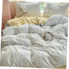 BOLINLIVING Vintage Floral Queen 90" x 90" Vintage Blue Floral no Comforter