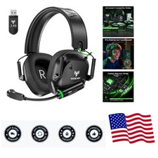 Lightweight Wireless Gaming Headset with 2.4G...