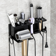 Hair Dryer Holder, Hair Tool Organizer, Blow Dryer Hanger Wall Mount for Dryer H