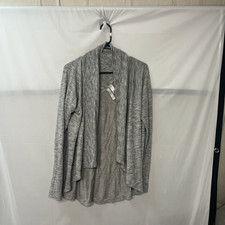 Athleta Wrap Women  s Size Small Nirvana Wear Two Ways Wrap Marled Heather Gray