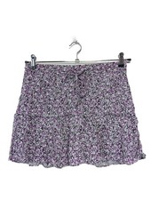 ZARA Gonna da tennis Donna Pantalone corto Taglia IT 42 lilla-bianco