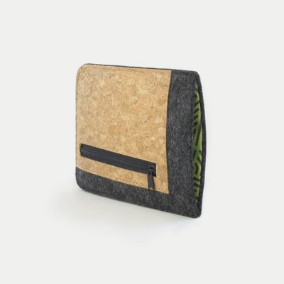 Handytasche mit Kartenfach für Shift Phone 8 | anthrazit - stripes | Modell ''ZIP