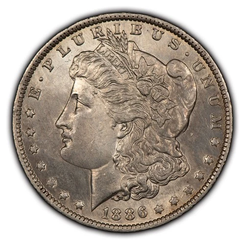 1886-O $1 Morgan Silver Dollar - UNC Details Key Date - SKU-D3528