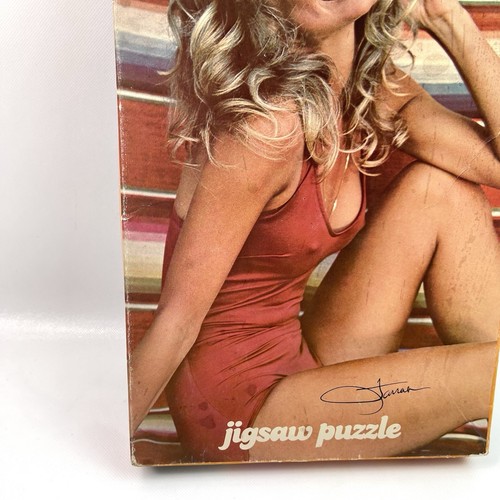 Farrah Fawcett Red Swimsuit Jigsaw Puzzle 1977 Pro Arts Vintage - Picture 6 of 15