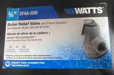 Watts 3/4 374A 030 FS Boiler Relief Valve, 3/4 In 9972