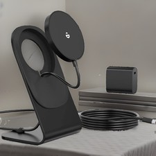 3 in 1 Magnetic Wireless Charging Stand Station for Phones .