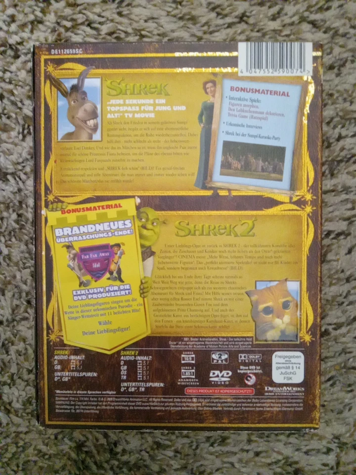 Shrek & 2 DVD-2 - Image 4 of 4