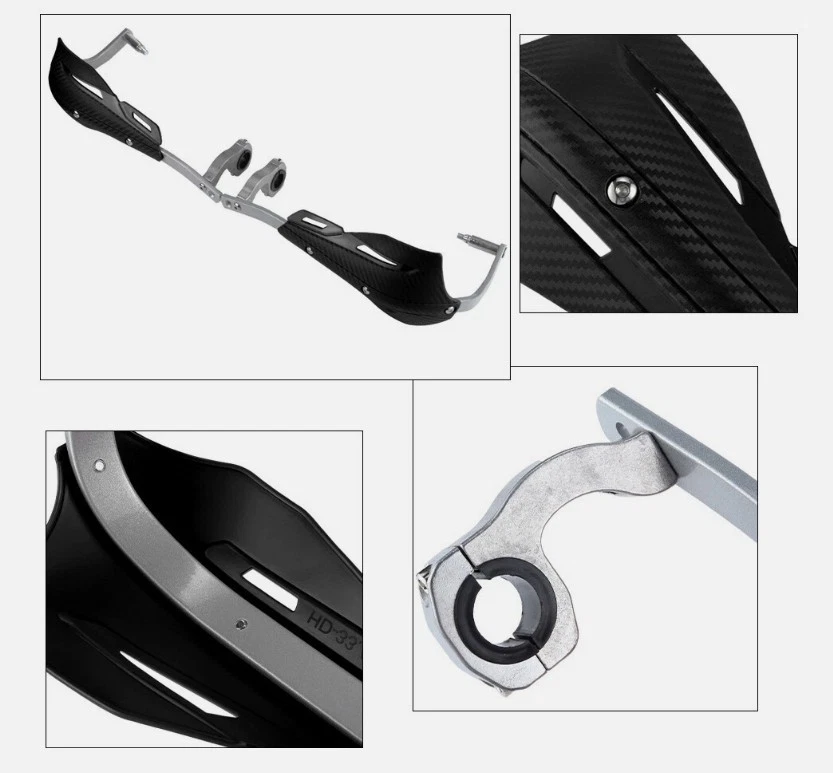 Handlebar Handguards Hand Guard Protector For CRF250 L/F/R/RX CRF450 L/RX/X/R/RL - Image 2 of 4