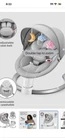 HARPPA Weddell | Electric Baby Swing HARPPA Eletric Baby Swing for Infants Bluet