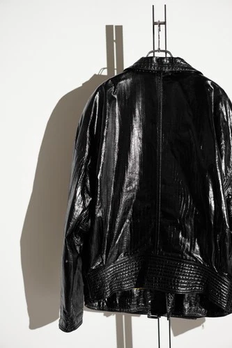 Vintage 90s GIANNI VERSACE Leather Biker Jacket Men's image 8