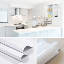 10M Self Adhesive Kitchen Worktop Covering Vinyl Cupboard Furniture Stickers +