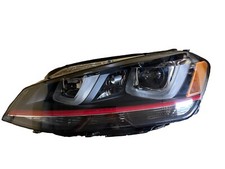 Fit Volkswagen Golf Gti 2014-2017 Left Curve Led Headlight Head Light Lamp Xenon