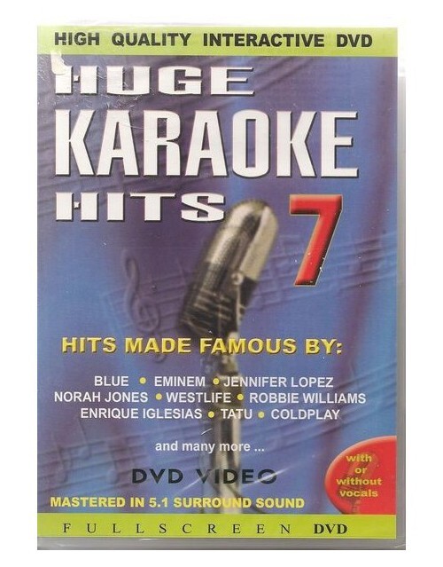 HUGH KARAOKE HITS DVD #7 NEW SEALED 28 TRACKS + FREE UK POST #PB