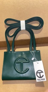 telfar shoping olive tote vegan bag