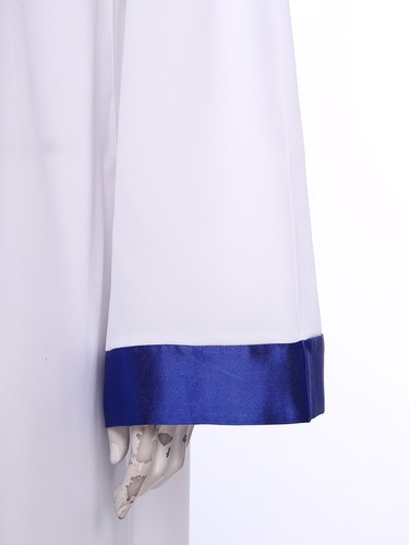 Women Church Choir Robe Outfits V-Shape Pastor Baptism Officiant Cosplay Costume - Picture 36 of 38