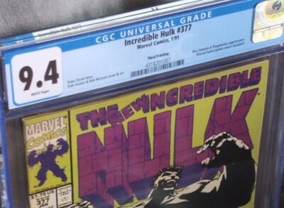 インクレディブルハルク #377 Incredible Hulk #377 Value - GoCollect