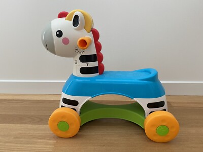zebra ride on toy fisher price