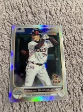 2022 Topps Chrome NPB Refractor 180 Hiroaki Shimauchi Rakuten Golden Eagles