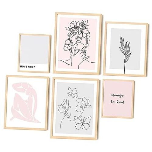Room Decor Aesthetic Pictures - 12x16 Light Pink Bathroom Wall Pink and Grey