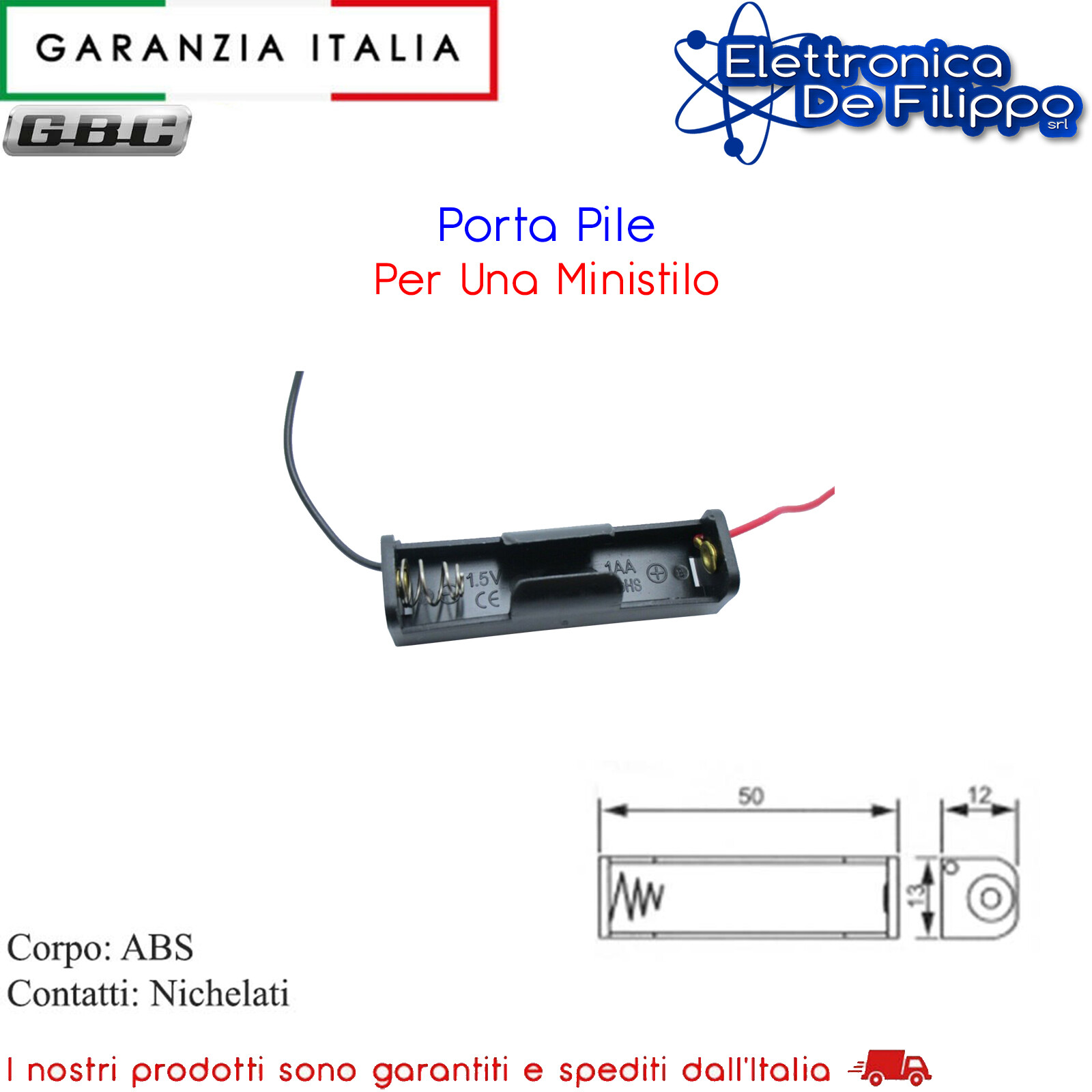 Porta Pile Per Una Ministilo