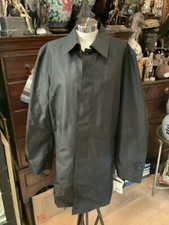 NEW WITH TAG 139 AUTHENTIC DKNY MEN'S 42L BLACK 3/4 BUTTON DOWN JACKET NR