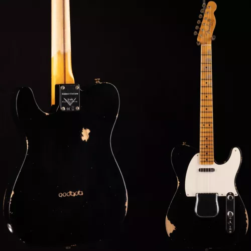 Fender Custom Shop LTD Reverse 50’s Telecaster Relic Aged Black (789)