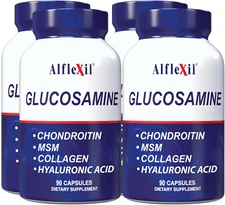 Glucosamine - Chondroitin - MSM - Collagen Dietary Supplements for Joint Supp...