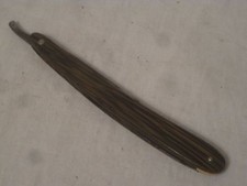vintage Bismarck 405 straight Razor Works Solingen Germany shaving faux wood