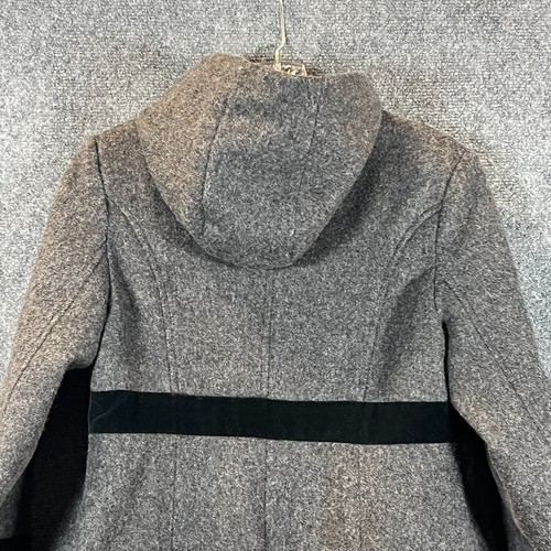 Rothschild Girls Wool Hooded Button Up Dress Coat Fit Flare Bell Cuff Size 16 - Picture 5 of 18