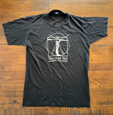 QUIET RIOT Innovative Mime Theatre 70s/80s Philadelphia Vintage Original T-shirt