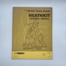 Original Heathkit Assembly Manual / Model SB-634 Station Console