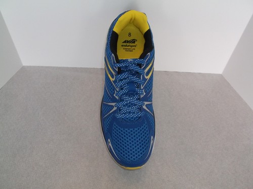AVIA BLUE WITH YELLOW ACCENTS CUSHIONED INSOLE MEN'S WALKING SHOE NEW - Picture 4 of 7