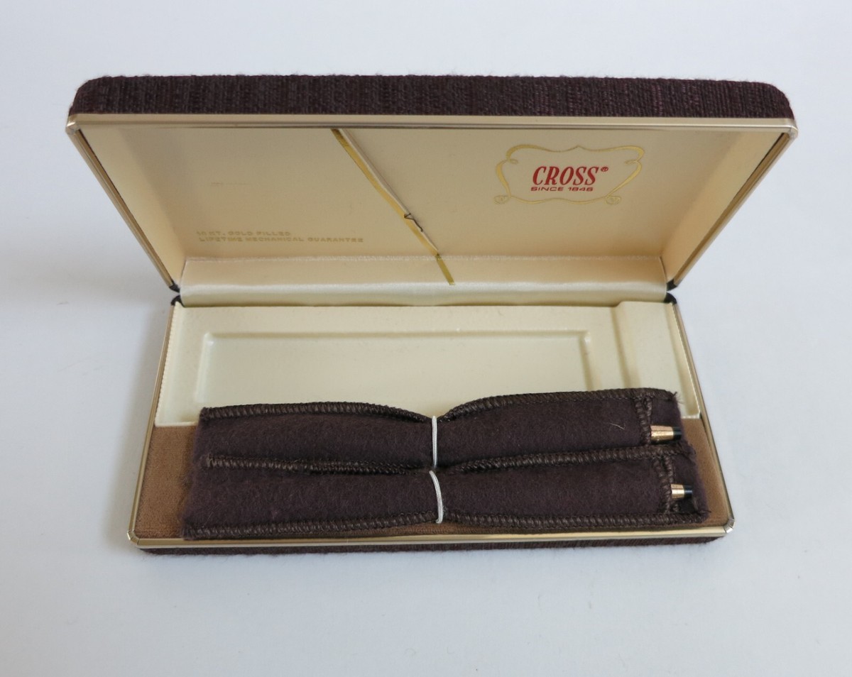 Vintage Cross 1/20 14k Gold Filled Ballpoint Pen & 0.9mm Pencil, w