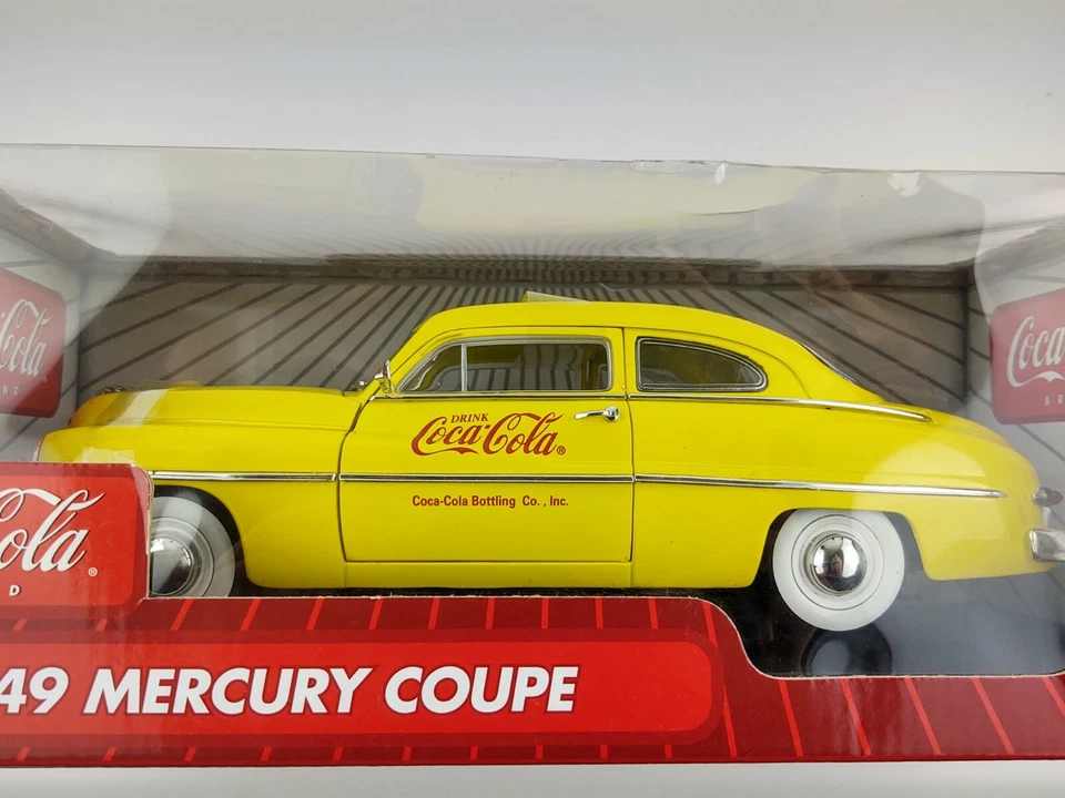 Johnny White Lightning `49 Mercury Coupe White Rims / interior Coca Cola  kk - Image 2 of 4