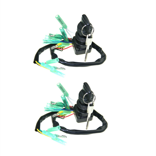 2Pcs Ignition Main Key Switch Set 703825104300 Yamaha Outboard Motor