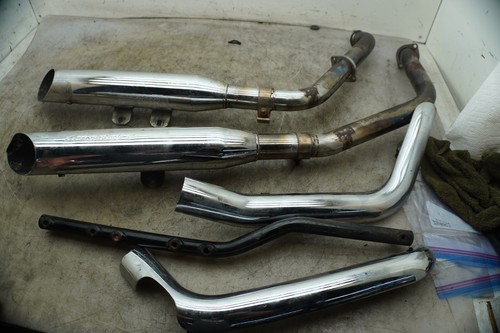 03 HARLEY DAVIDSON HERITAGE SOFTAIL SCREAMIN EAGLE MUFFLER EXHAUST E-4774