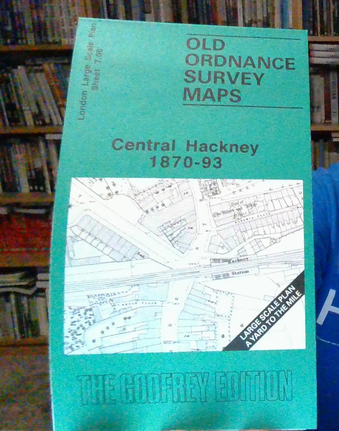 MAP OF Central Hackney 1870-93: London Large Scale 7.08, Mander, David NEW