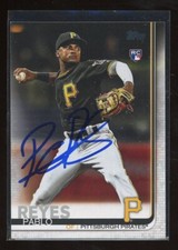 2019 Topps PABLO REYES Signed Card autograph auto BREWERS PIRATES RED SOX