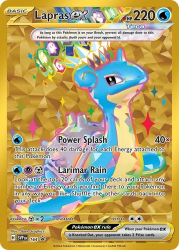 Lapras ex 164 Sv: Scarlet & Violet Promo Cards