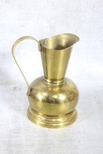 alte Vase Messing Schmuckvase vintage Deko Henkelvase 17,5cm H&ouml;he