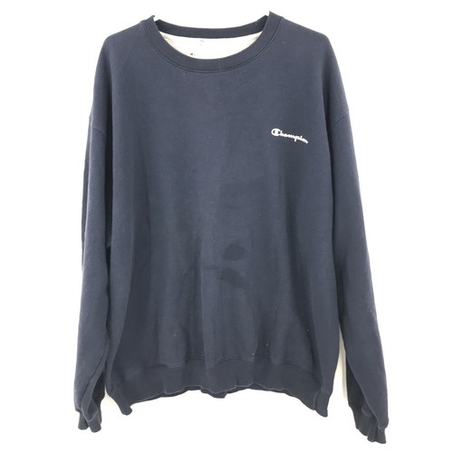Champion Sweater Mens Extra Large Blue 