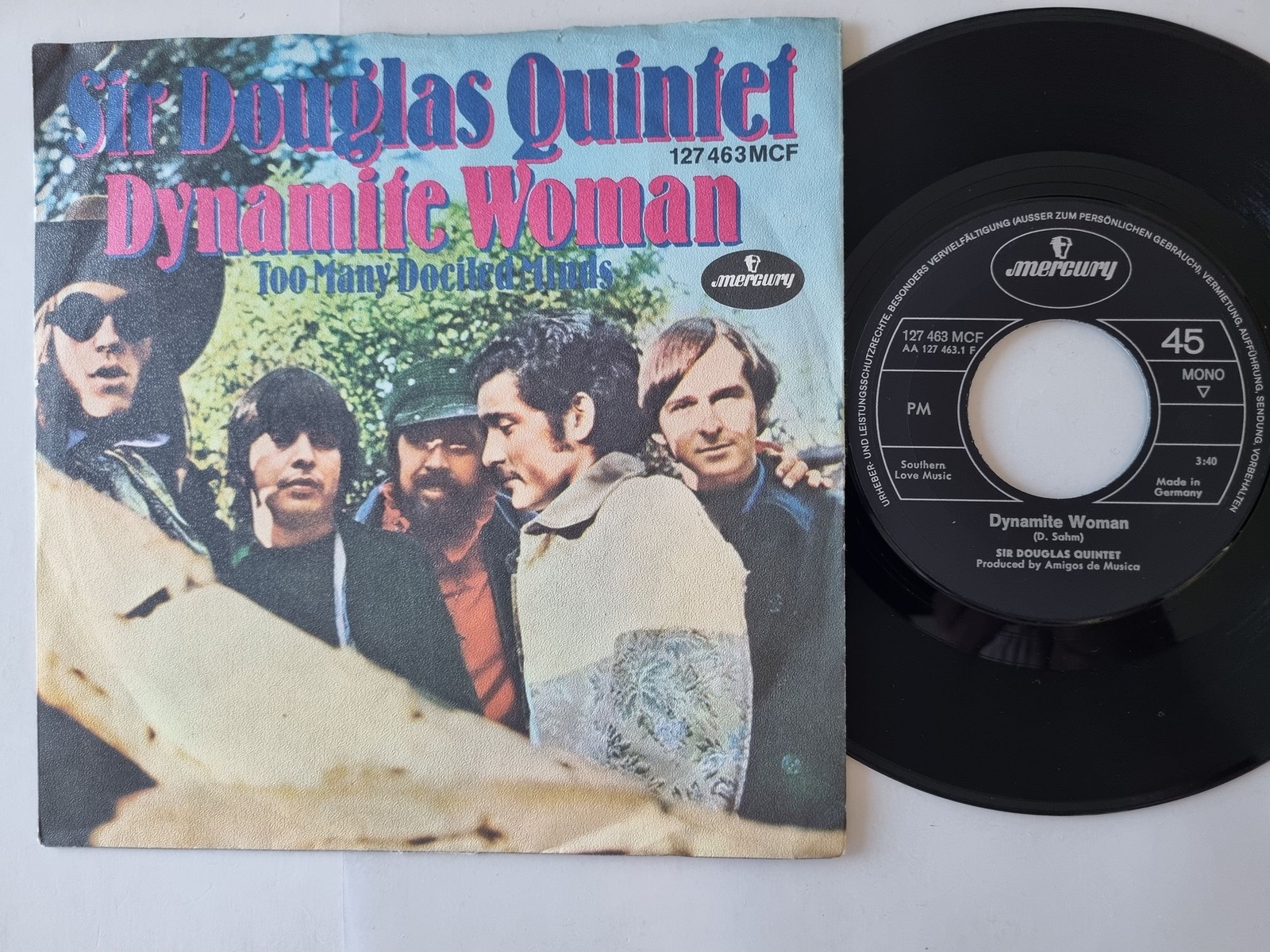 Sir Douglas Quintet - Dynamite Woman 7'' Vinyl Germany