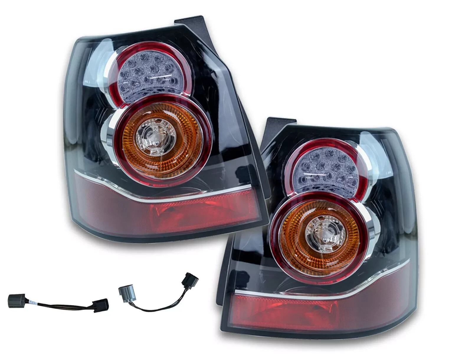 Freelander Rear Light Modification UPGRADE BLACK REAR LED TAIL LIGHT LAMP FOR LAND ROVER FREELANDER 2 L359 ...
