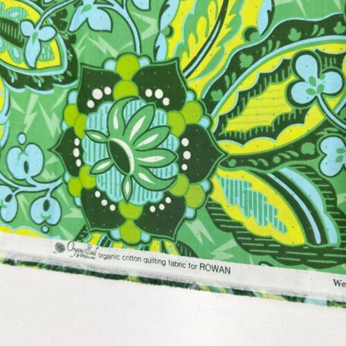 OOP 32" x WOF Amy Butler Trailing Orchid Cotton Fabric Organic Soul Westminster - Picture 2 of 5