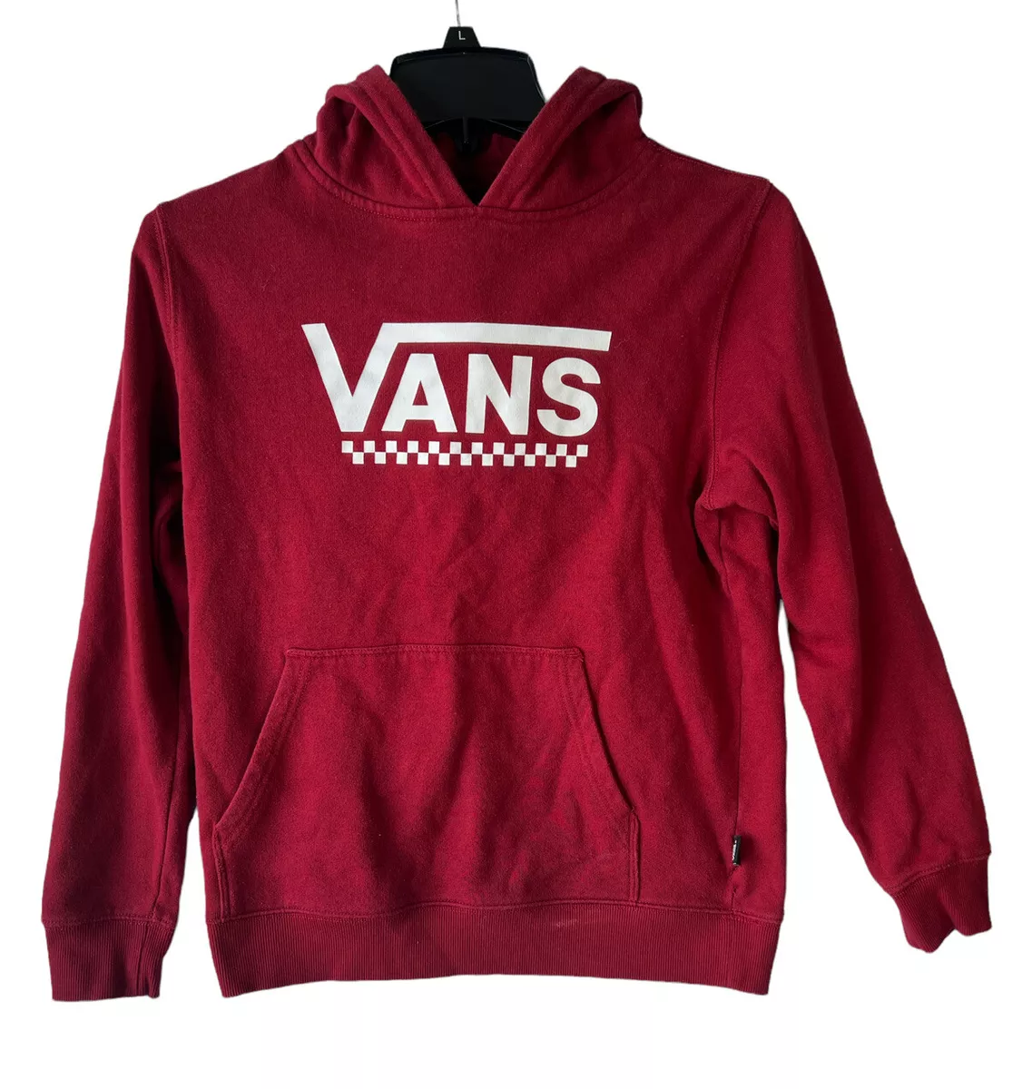 Vans Pullover Hoodie Red Size Small Skateboard