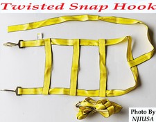 Car Dolly Wheel Net Tire Basket Tow Adjustable Strap Twisted Snap Hook Set Of 2